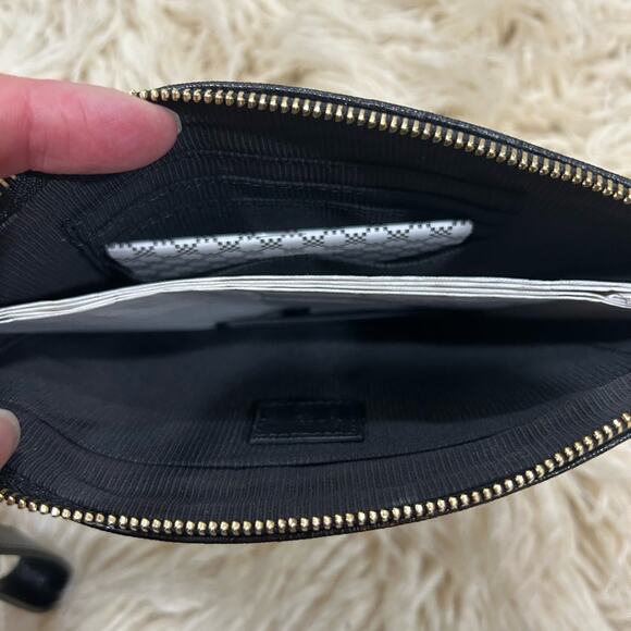 Furla Black Leather Joli wristlet New with tag - Picture 6 of 9